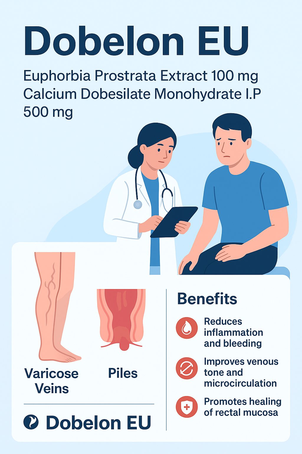 Who Can Use ? Euphorbia Prostrata Extract 100 mg + Calcium Dobesilate Monohydrate 500 mg